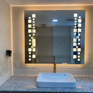 Elegant wall-mounted mirror
