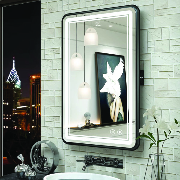 Elegant Black Edged Mirror
