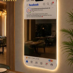 Social Media Facebook Frame Mirror